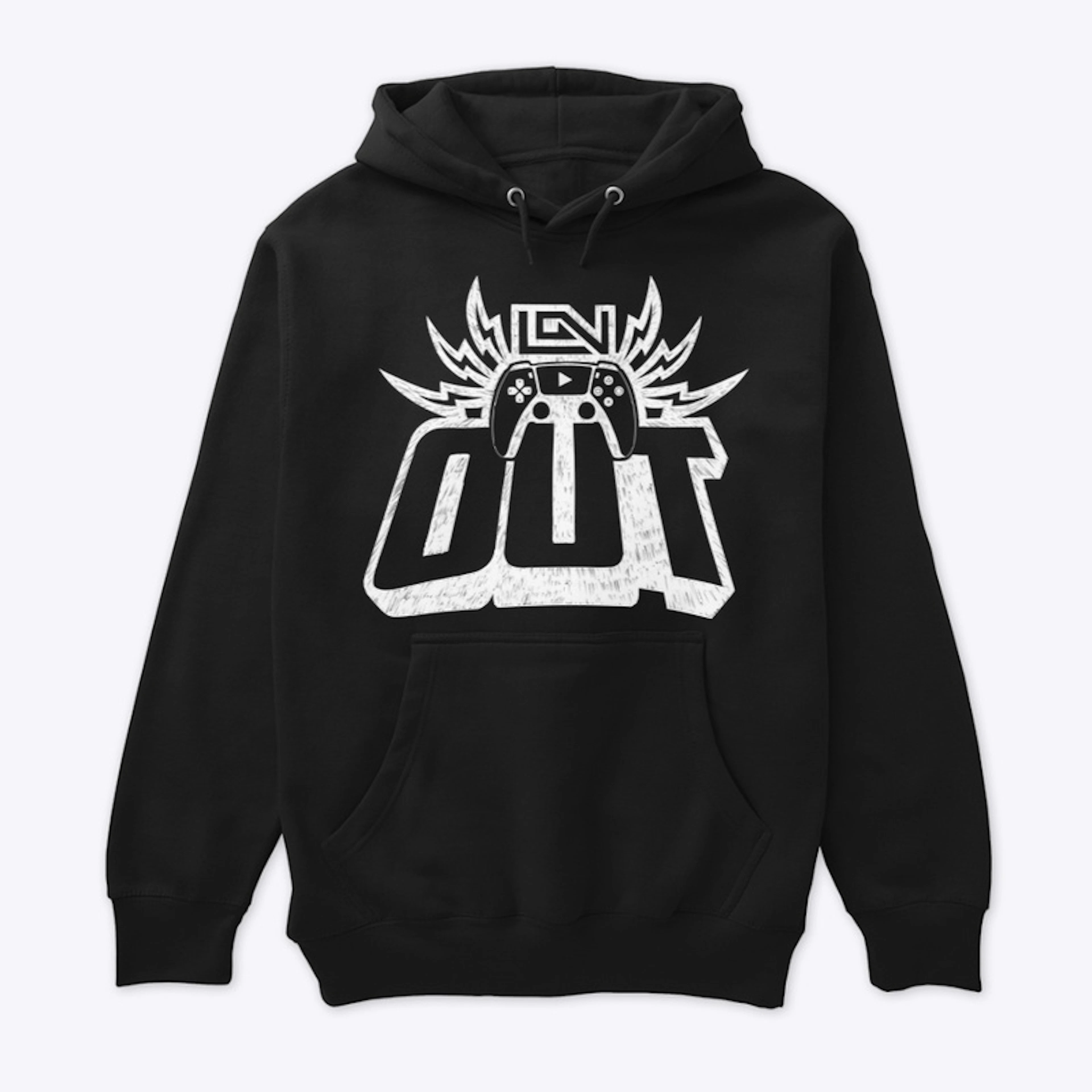 Unisex LGN Out Hoodie White Print