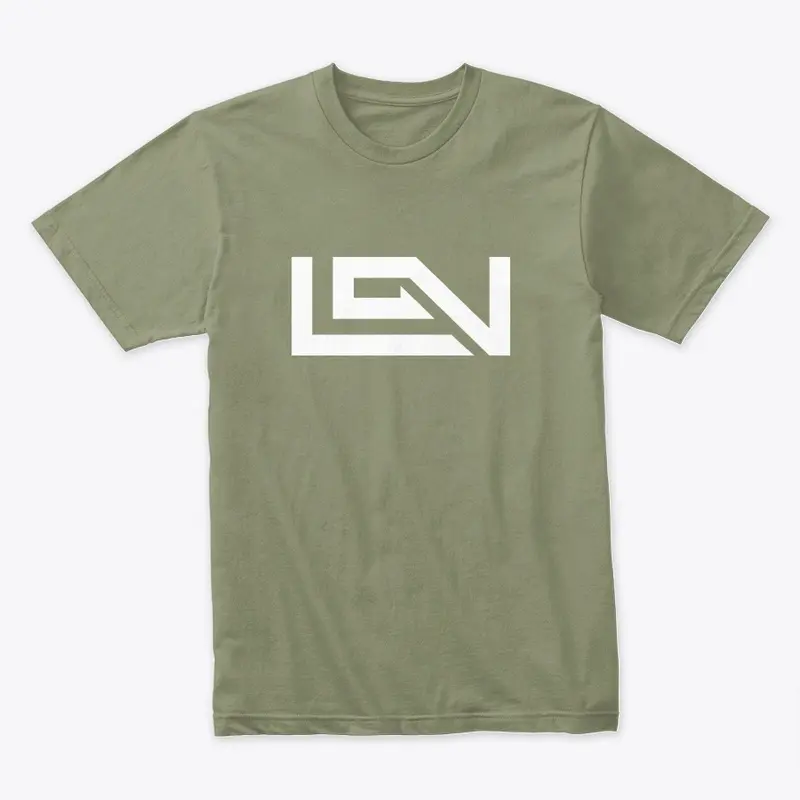 Mens LGN Original Tee White Print