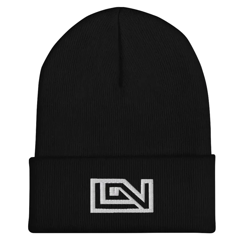 Unisex Original LGN Beanie White Print